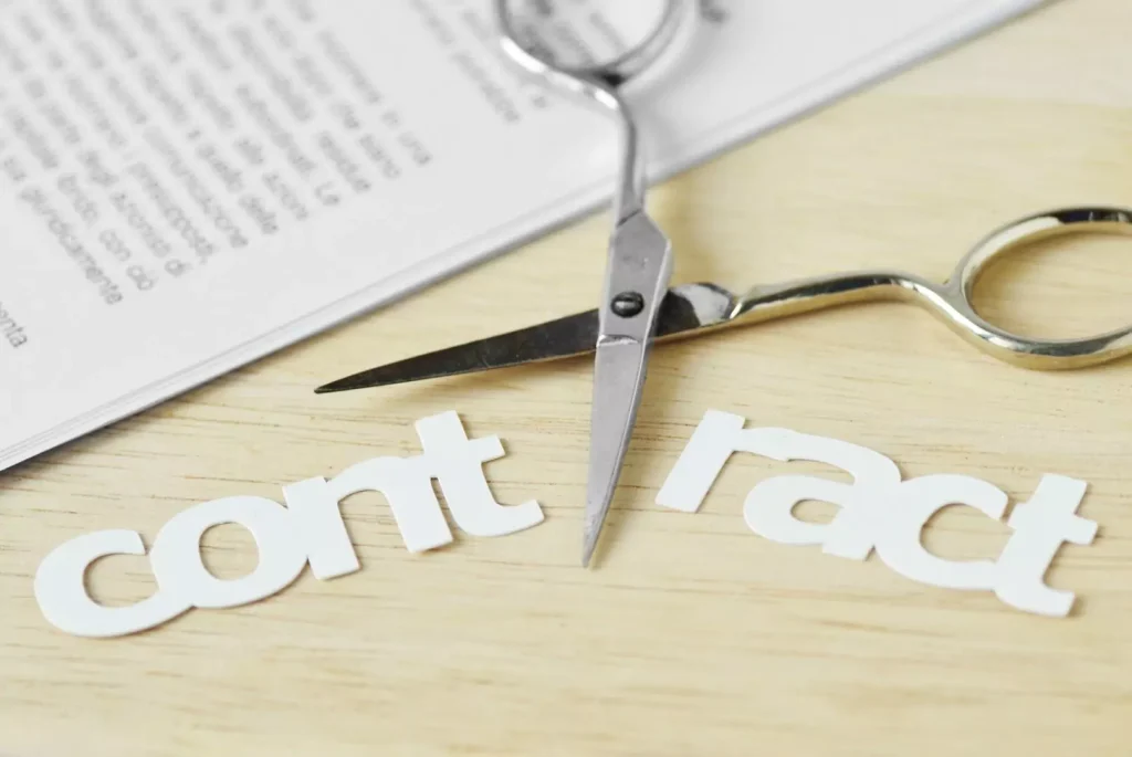 Can the bank terminate my mortgage contract?