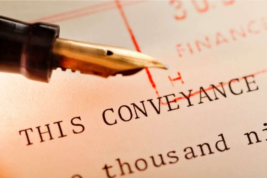 conveyancing definition