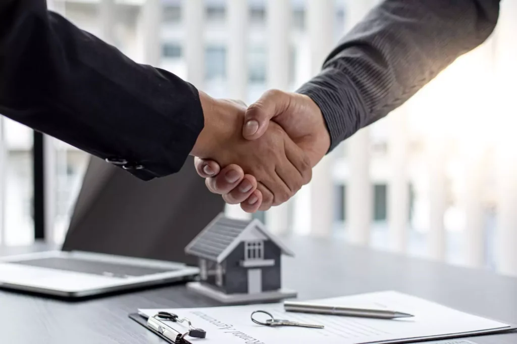 The broker will review your financial situation.